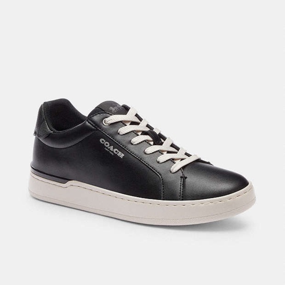 🔥🔥🔥 COACH Low-Top Clip Sneakers, Black/charcoal size 7,5 US 🔥🔥🔥